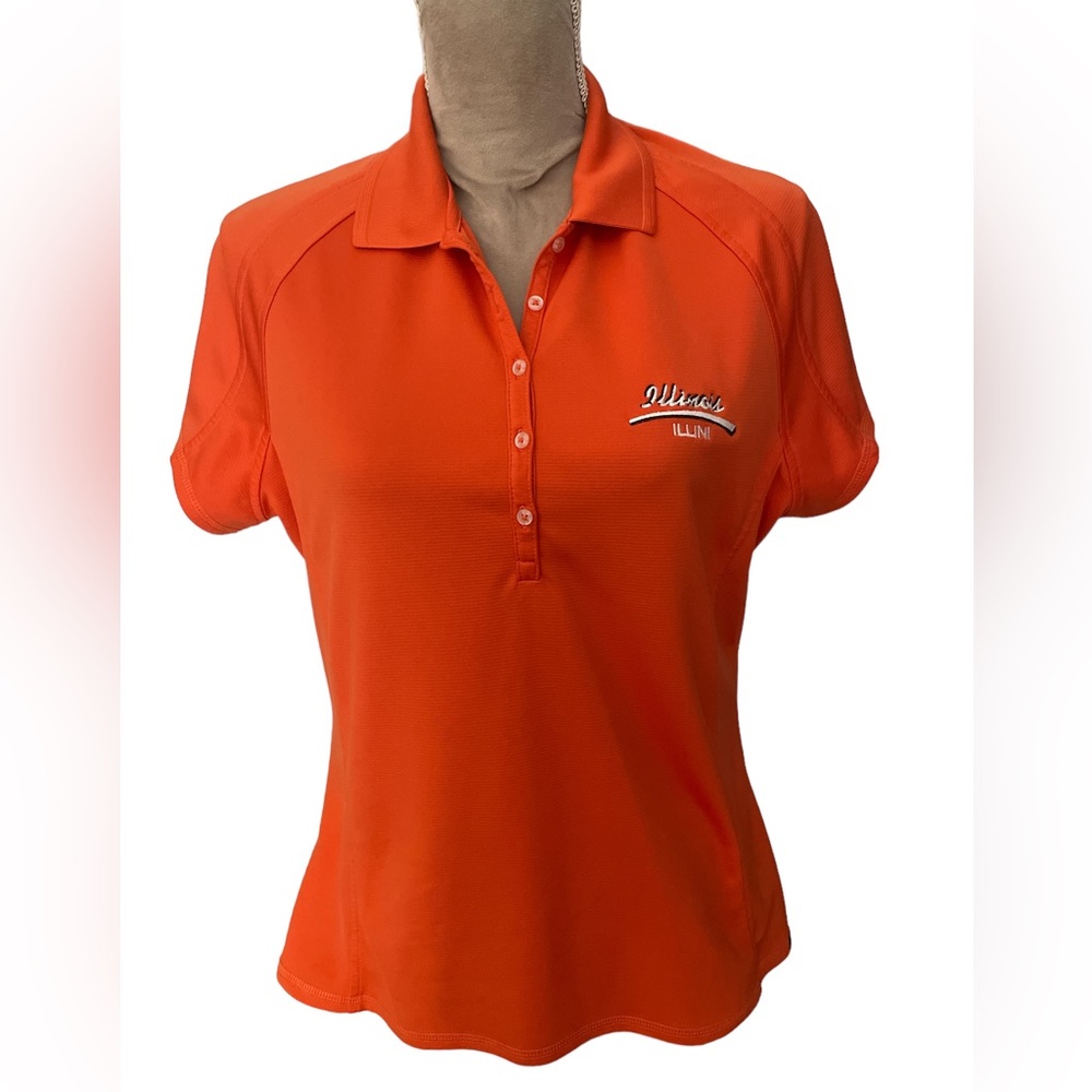 Pro Celebrity Illinois Woman’s Golf Shirt Size Large